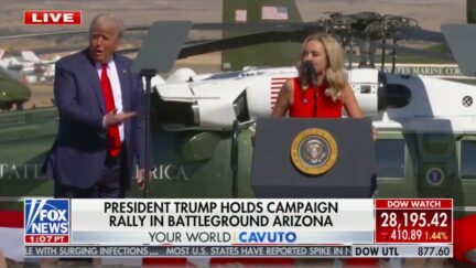 WH Press Secretary Kayleigh McEnany Declares 'We Can Beat the Media!' at Trump Rally