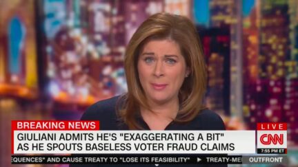 Erin Burnett Rips Rudy Giuliani for Admitting He Was 'Exaggerating' Voter Fraud Claims in Detroit