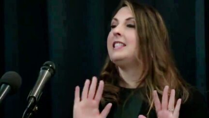 Ronna McDaniel talking