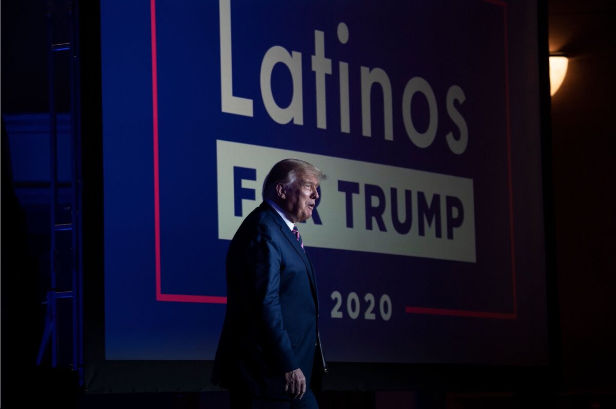 Trump Latinos Brendan Smialowski/Getty Images