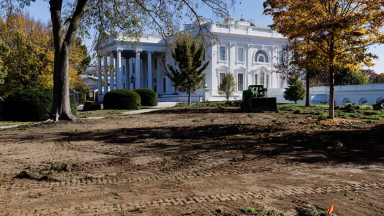 People Wonder Why Did Trump White House Dug Up North Lawn