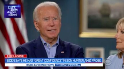 Joe Biden Claims 'Foul Play' at Work Over Hunter Biden Allegations in Colbert Interview