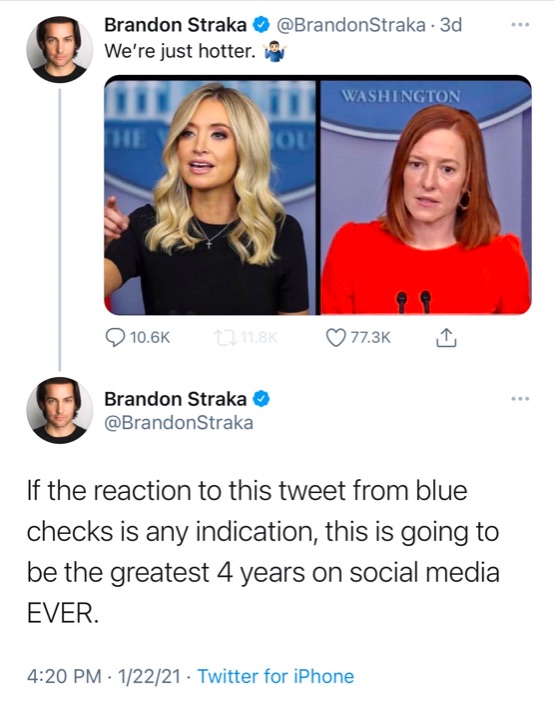 Brandon Straka says next 4 years of social media will be 'the greatest'