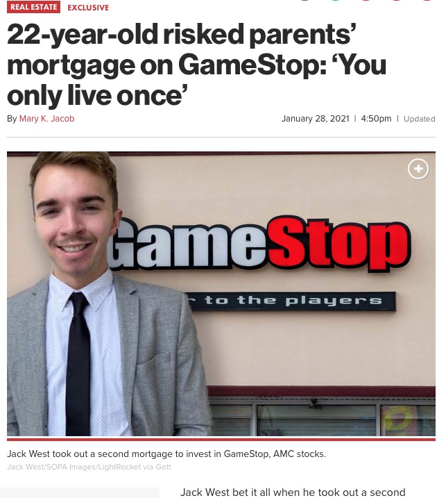 NY Post Deletes Story After Getting Duped by Twitter User Pushing Absurd Story About Buyign GameStop Stock