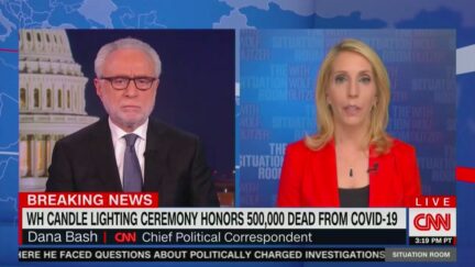 Dana Bash Contrasts Biden With Trump in White House on Covid
