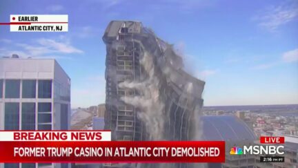 Nicolle Wallace Asks Control Room to Replay Footage of Trump Casino Implosion
