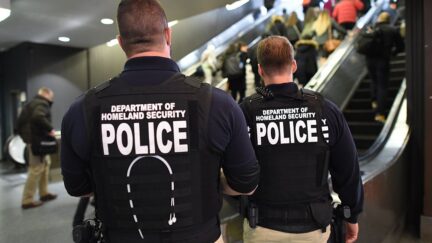 DHS Police at airport