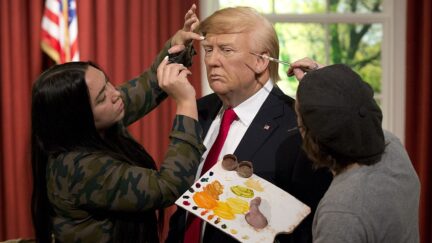 donald trump wax figure