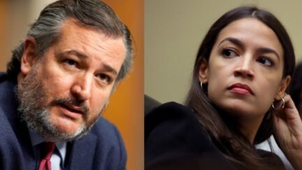 Ted Cruz and Alexandria Ocasio-Cortez