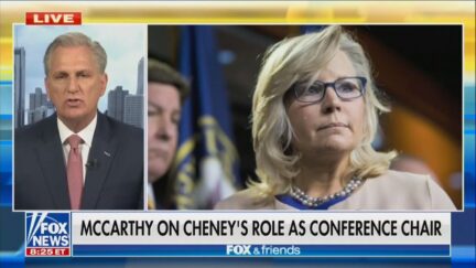 Kevin McCarthy discussing Liz Cheney on Fox and Friends