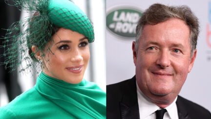 Meghan Markle and Piers Morgan