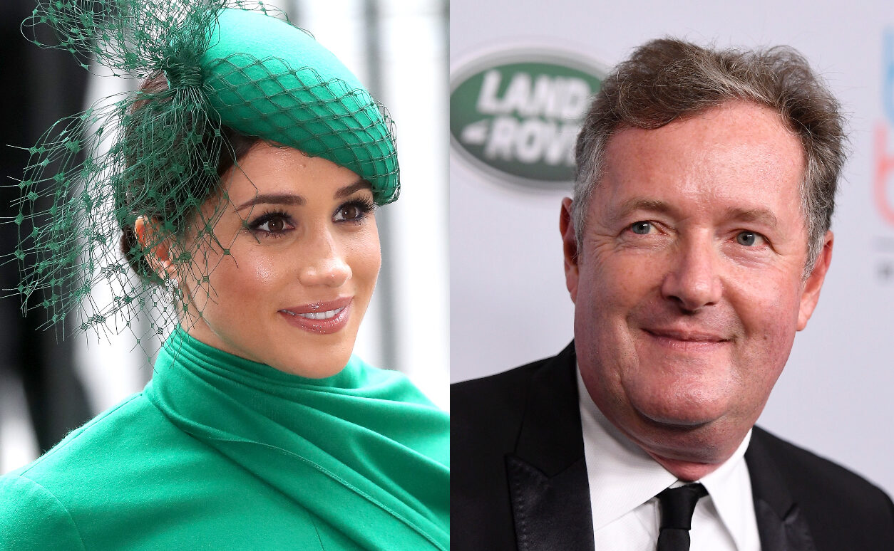 Meghan Markle and Piers Morgan