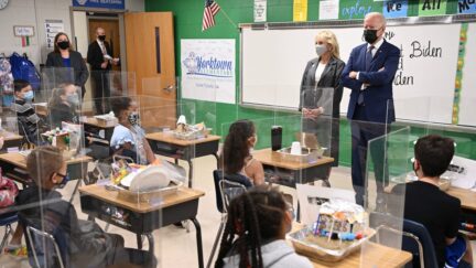Joe Biden Jill Biden Yorktown Elementary