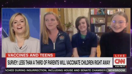 cnn vaccine family laughter