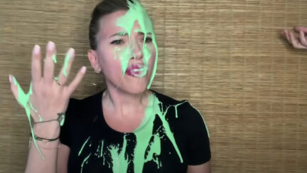 Watch: Scarlett Johansson Gets Slimed by Colin Jost at the MTV Awards: 'What the F*ck!'