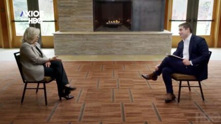 Liz Cheney and Jonathan Swan