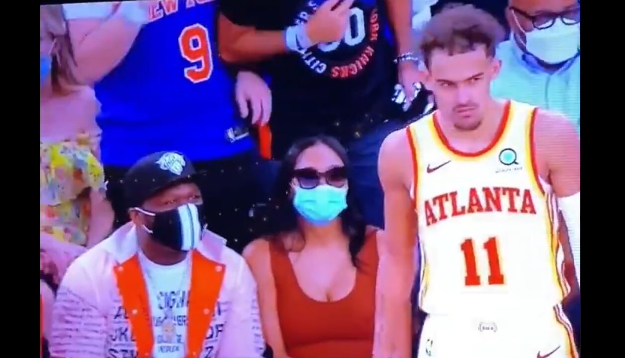 Did Knicks fan spit on Trae Young?: NBA Fans react to viral footage of  Hawks star getting sprayed at MSG during loss vs Julius Randle and co - The  SportsRush