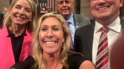 Marjorie Taylor Greene maskless on House floor