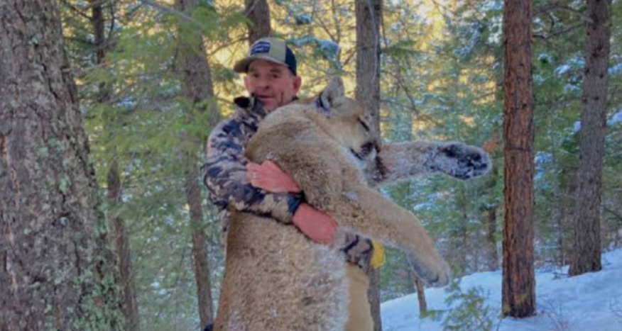 Patrick Montgomery shoots mountain lion