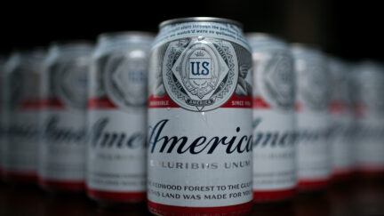 Budweiser beer cans