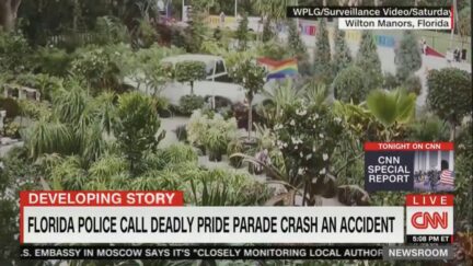 truck accident at pride parade