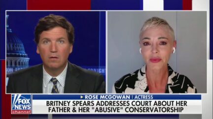 rose mcgowan on tucker carlson