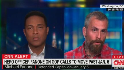 Michael Fanone and Don Lemon