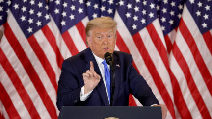 President Donald Trump Holds Election Night Event At The White House