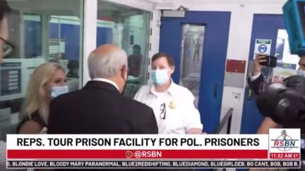 Louie Gohmert tries to enter jail