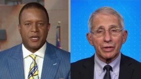 Craig Melvin Dr. Anthony Fauci 8-24