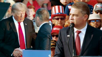 Donald Trump Mike Carey split