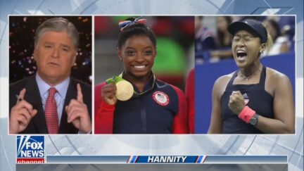 Sean Hannity Defends Simone Biles and Naomi Osaka