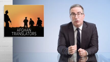 john oliver on afghan allies