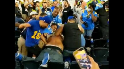 Rams-Chargers Fan Brawl
