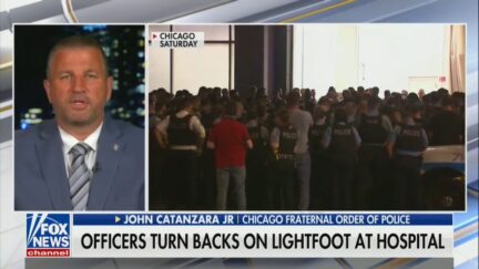 CPD officers turn backs on Mayor Lightfoot