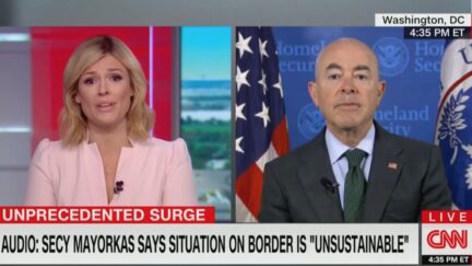 Pamela Brown and Alejandro Mayorkas