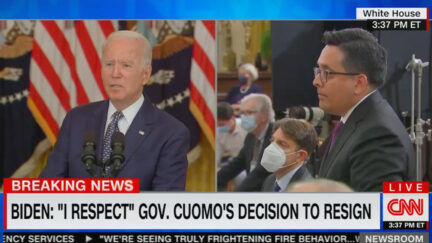 President Joe Biden, CBS' Ed O'Keefe