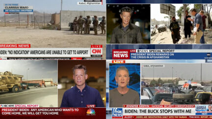 CNN ABC NBC Fox News Biden Afghanistan Speech Reactions