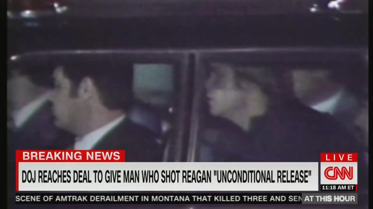 John Hinckley Jr., footage via CNN