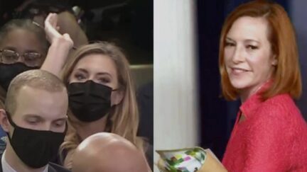 Jen Psaki Scolds Newsmax's Emerald Robinson at End of Briefing - She Snaps Back