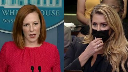 Jen Psaki Shuts Down Newsmax Reporter