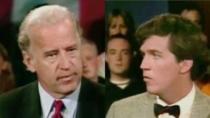Joe Biden and Tucker Carlson on CNN September 20 2001