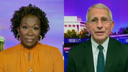 Joy Reid Dr. Anthony Fauci talk football and covid