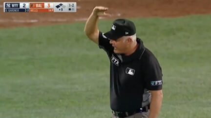 Umpire Tim Timmons ejects Orioles grounds crew