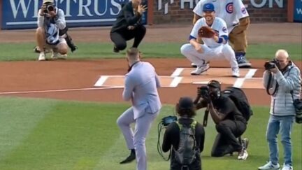Conor McGregor throws out first pitch