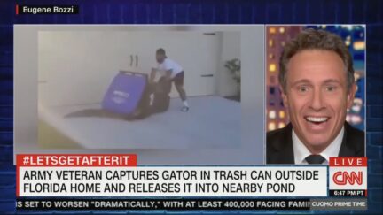 Eugene Bozzi interviewed by Cuomo about gator video