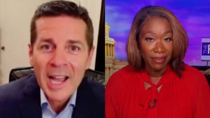 Dean Obeidallah Joy Reid split image