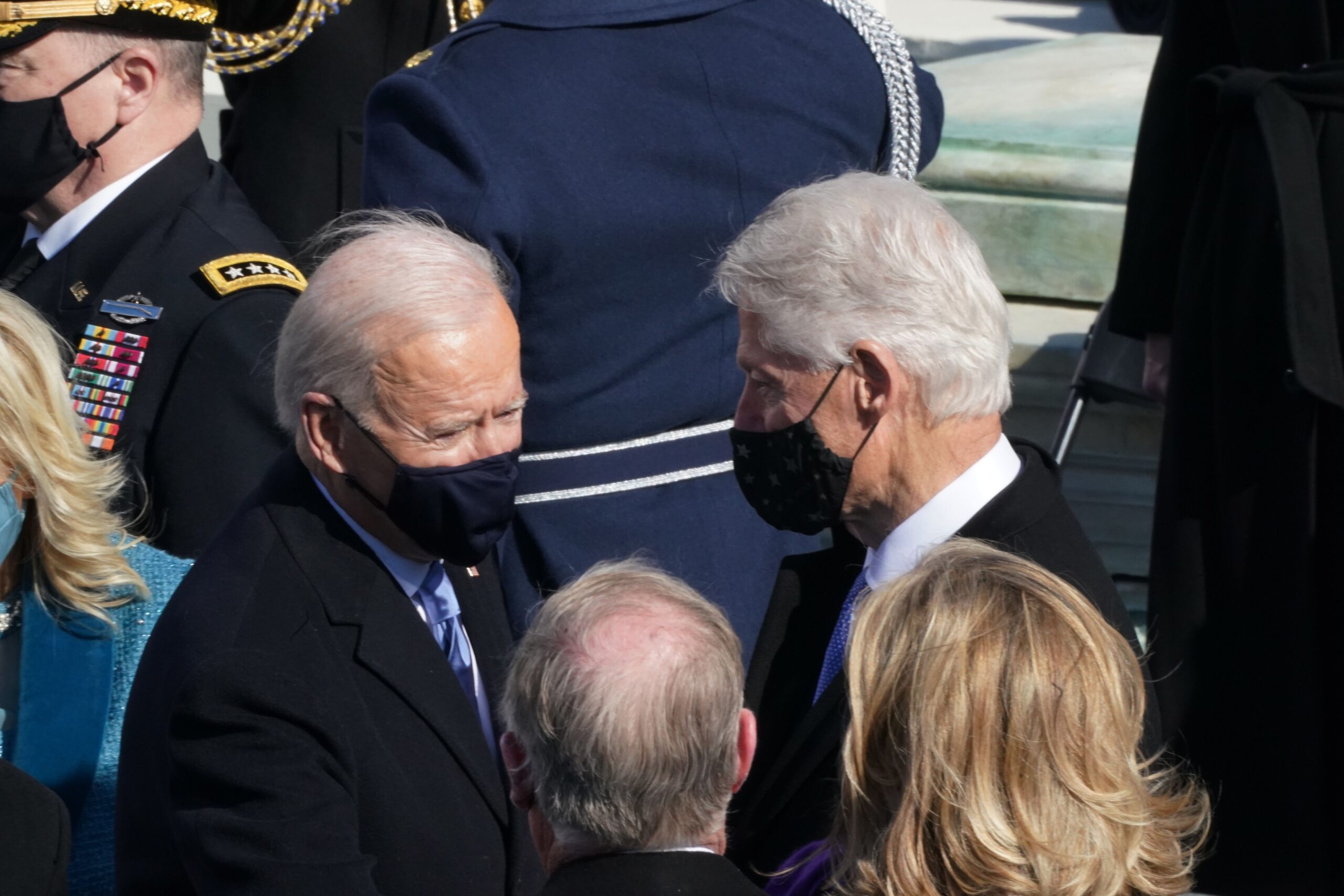 Joe Biden and Bill Clinton