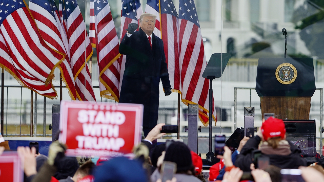 Trump Supporters Hold "Stop The Steal" Rally In DC Amid Ratification Of Presidential Election