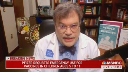 Dr. Peter Hotez on MSNBC on Oct. 7